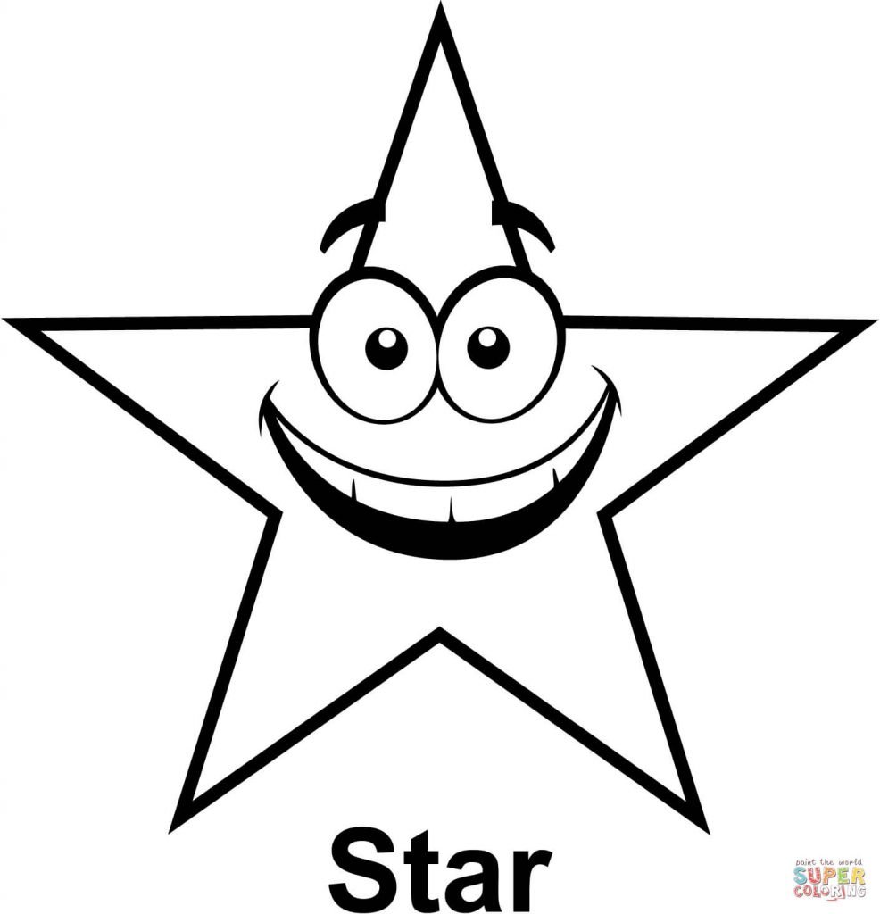 estrela para colorir e imprimir