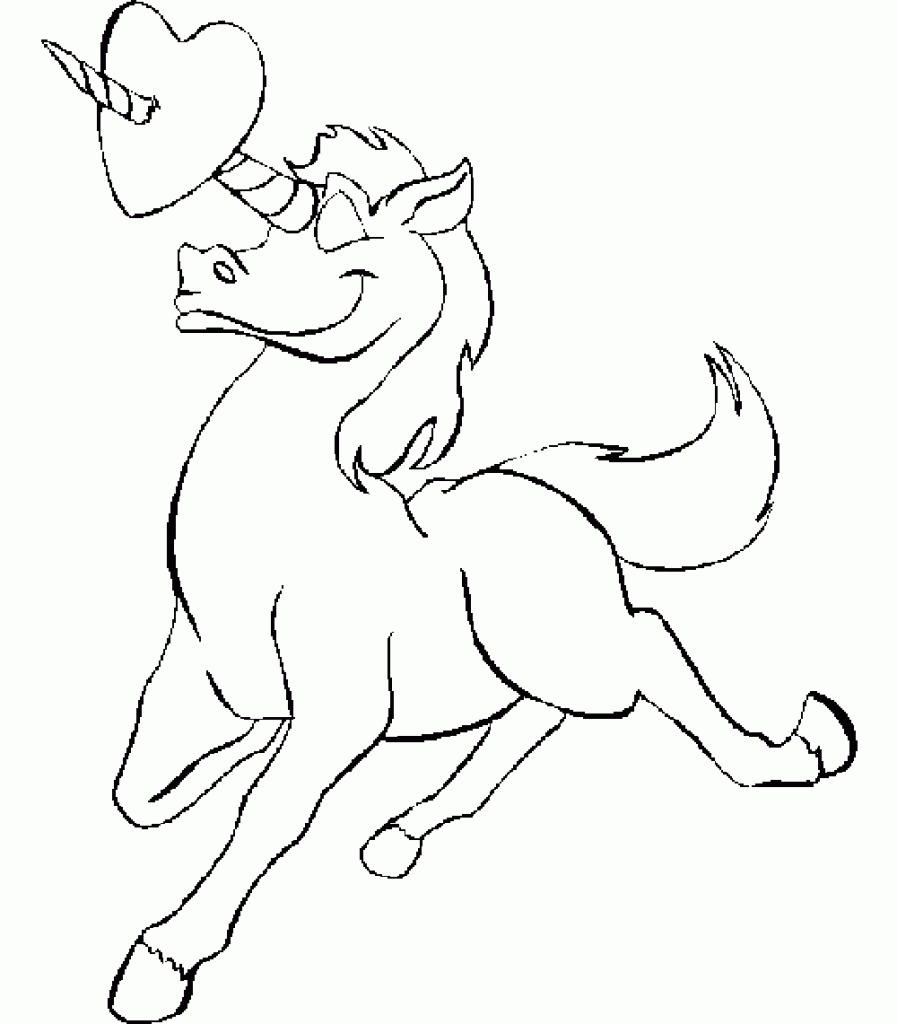 Unicórnio para Colorir desenhos 1
