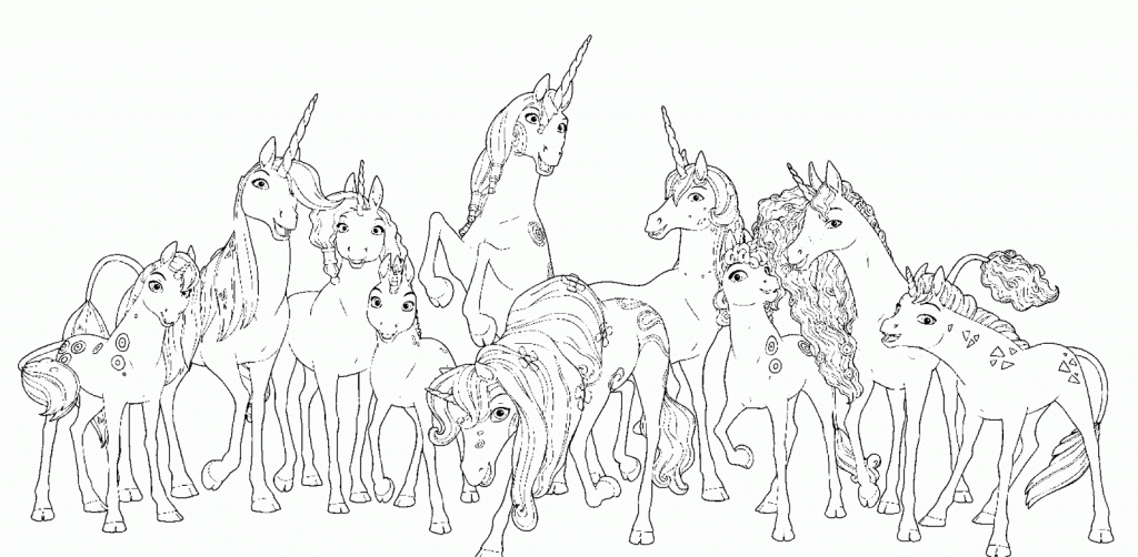 Unicórnio para Colorir desenhos 1