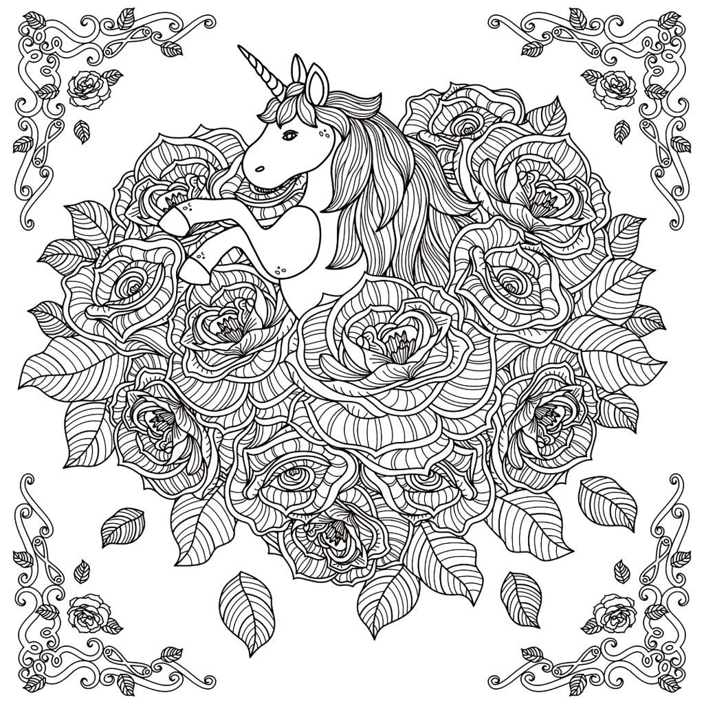 Unicórnio para Colorir desenhos 1