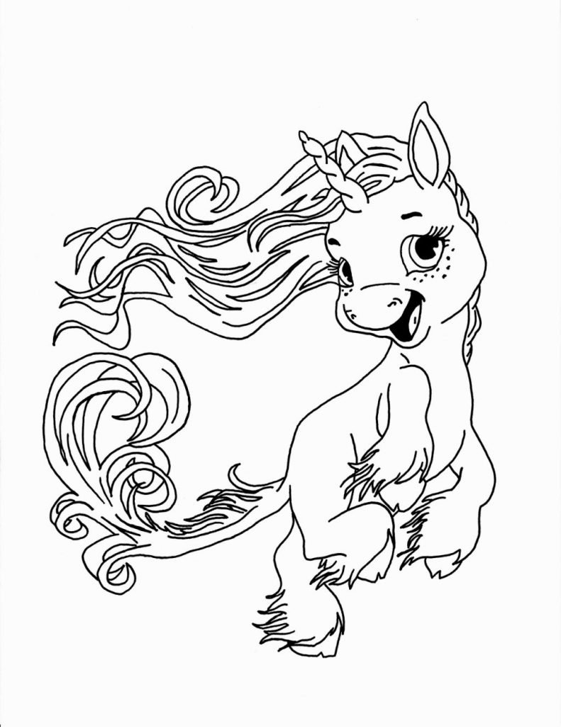 Unicórnio para Colorir desenhos 1