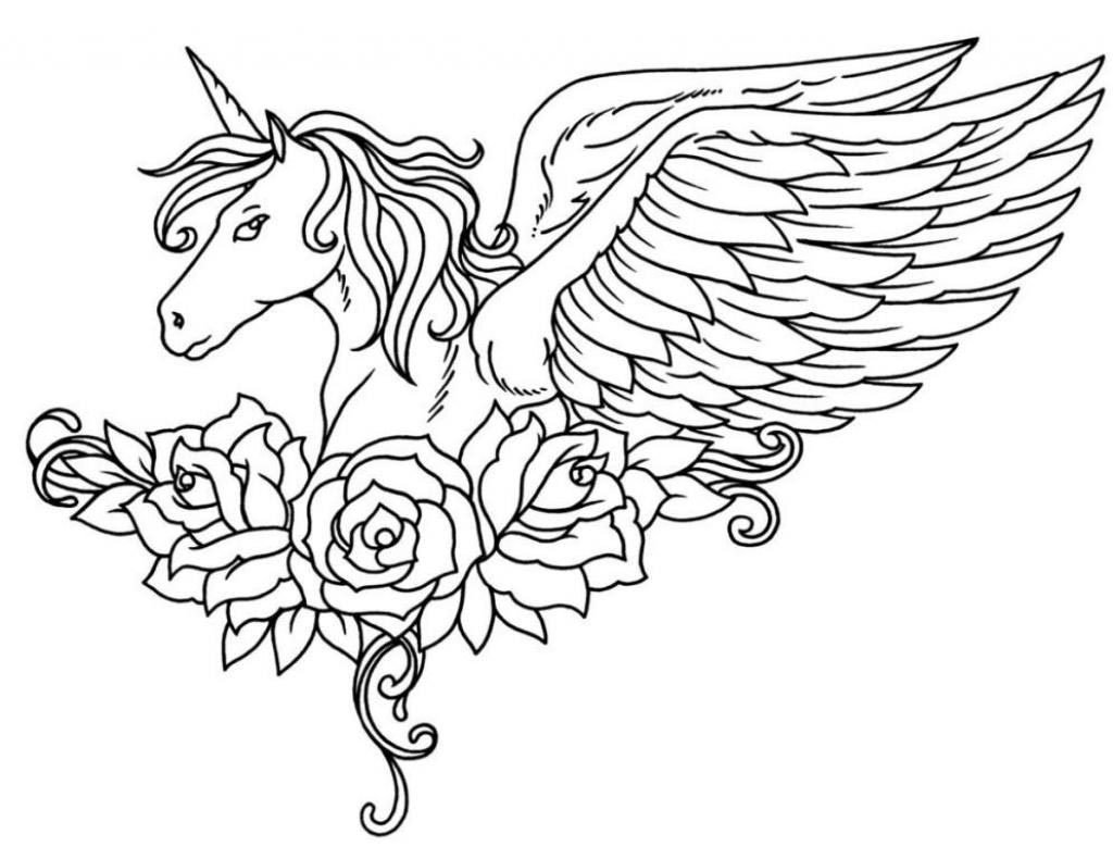 Unicórnio para Colorir desenhos 1