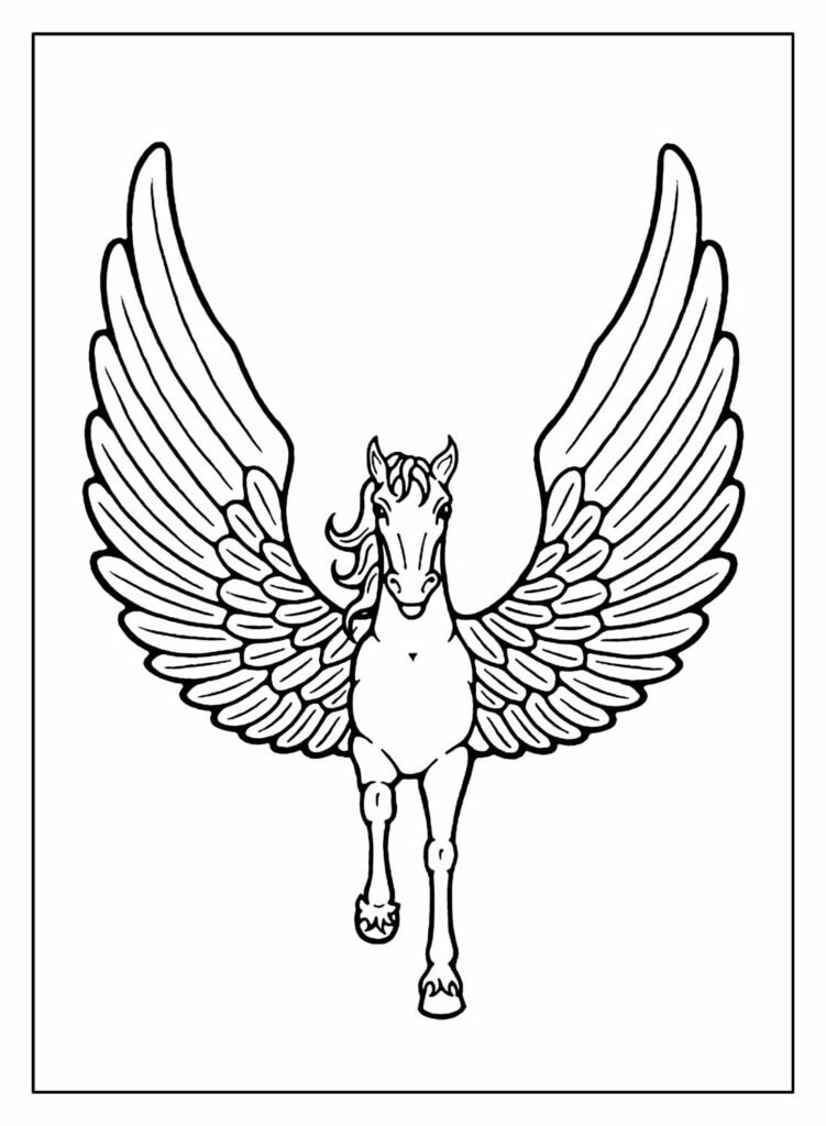 desenhos para colorir de unicornios 4