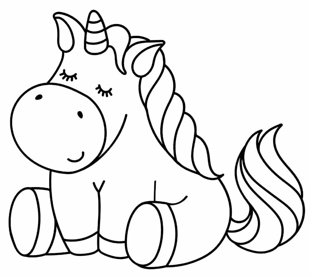 desenhos para colorir de unicornios 5 desenhos para colorir de unicornios 5