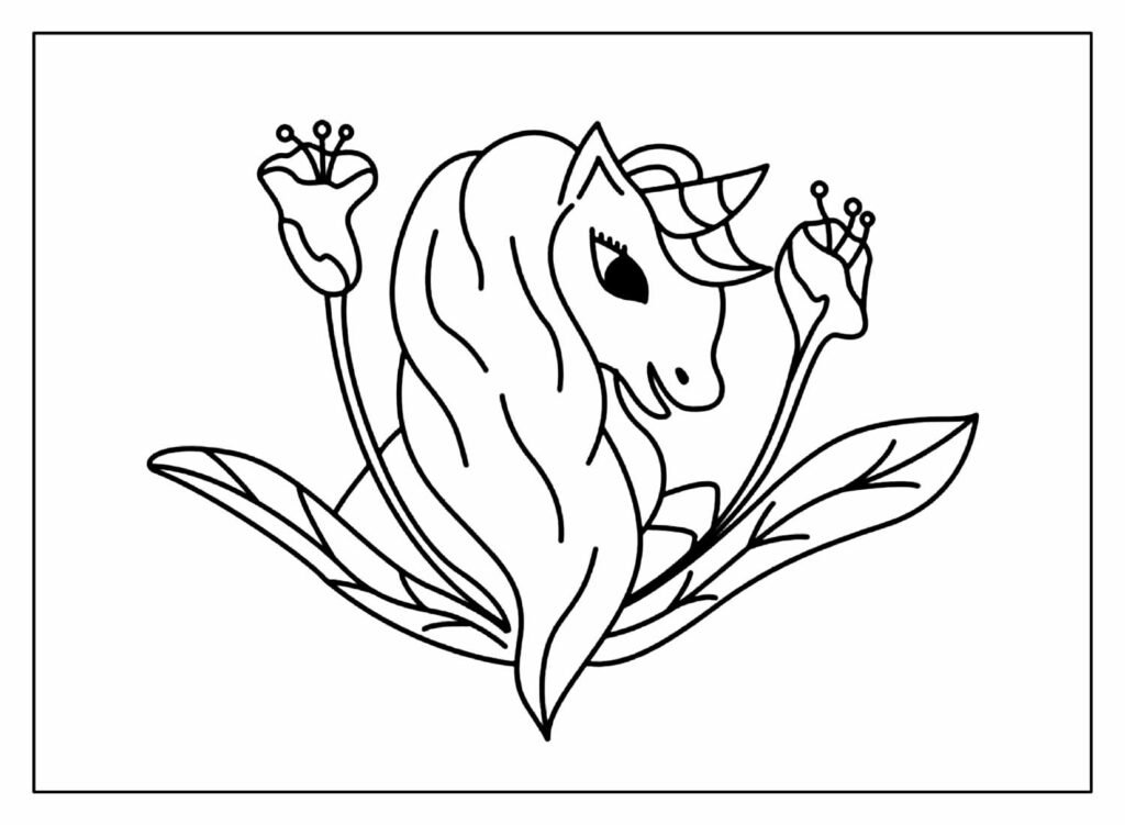desenhos para colorir de unicornios 6 desenhos para colorir de unicornios 6