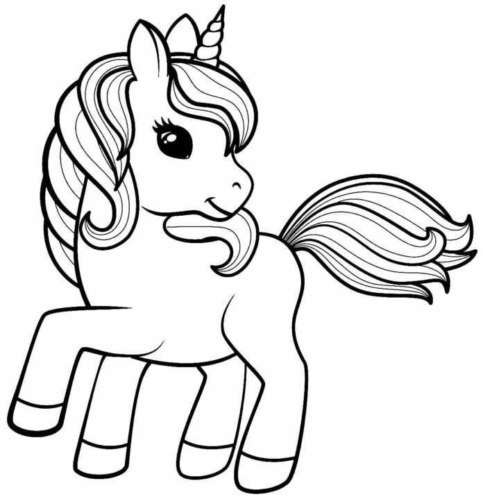 +220 Desenhos de Unicórnio para Colorir e Imprimir