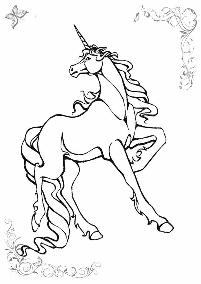 unicornio para colorir 5