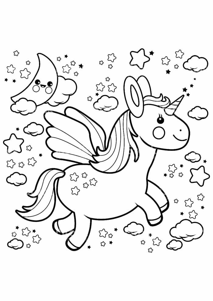 unicornio para colorir 692 unicornio para colorir 692
