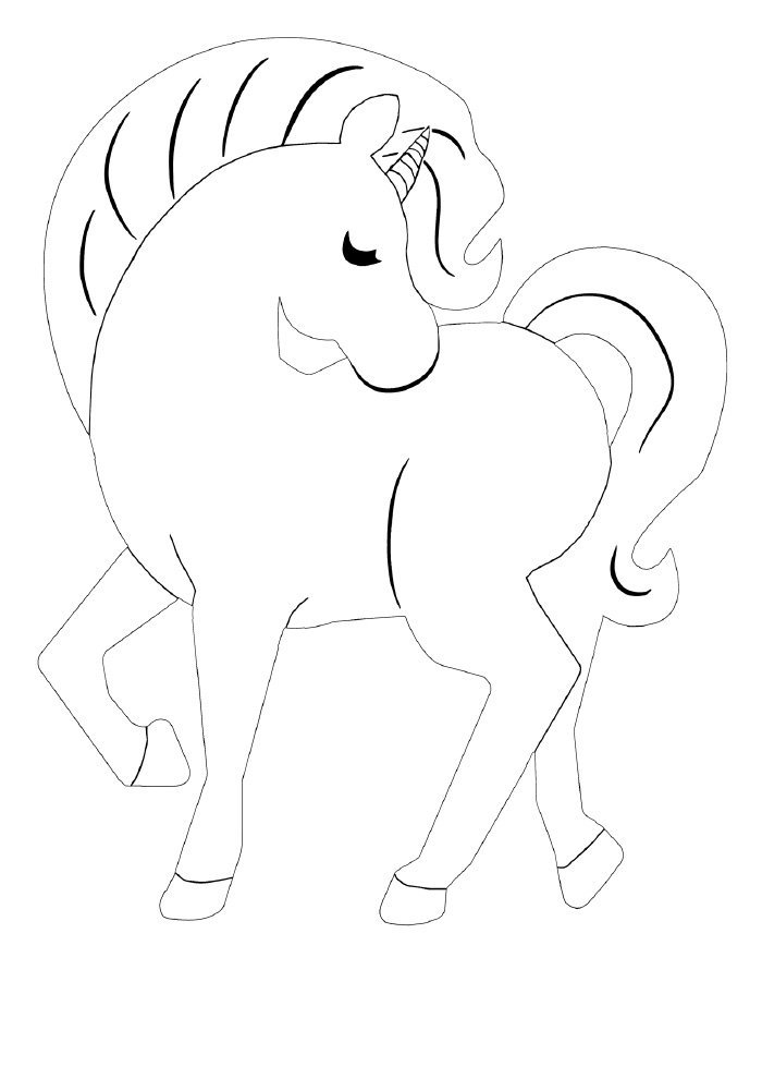 unicornio para colorir charmoso unicornio para colorir charmoso
