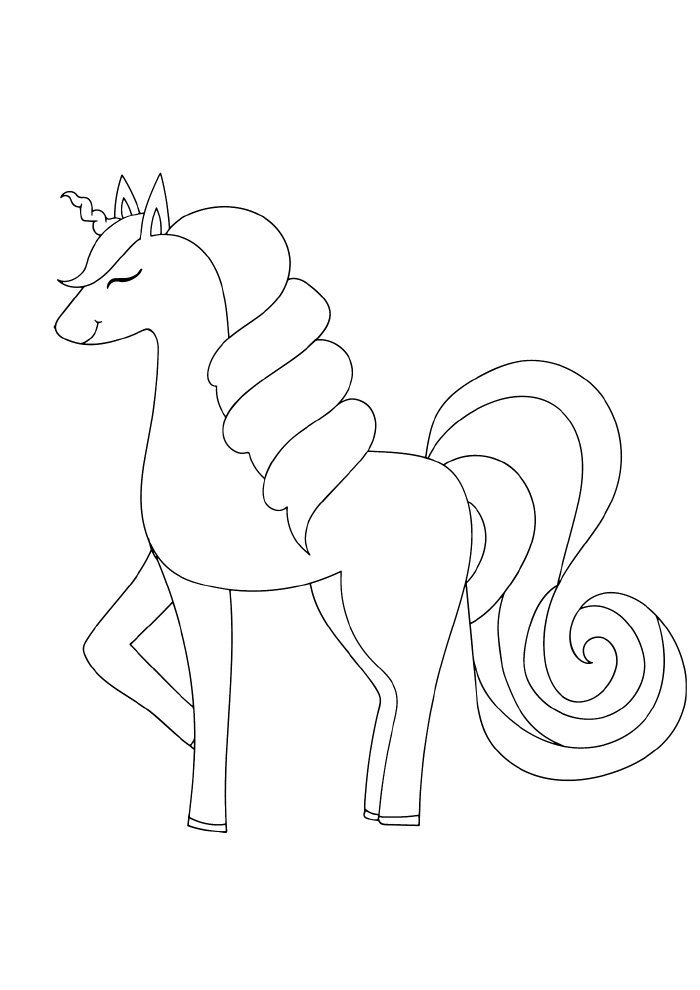 unicornio para colorir rabo longo unicornio para colorir rabo longo