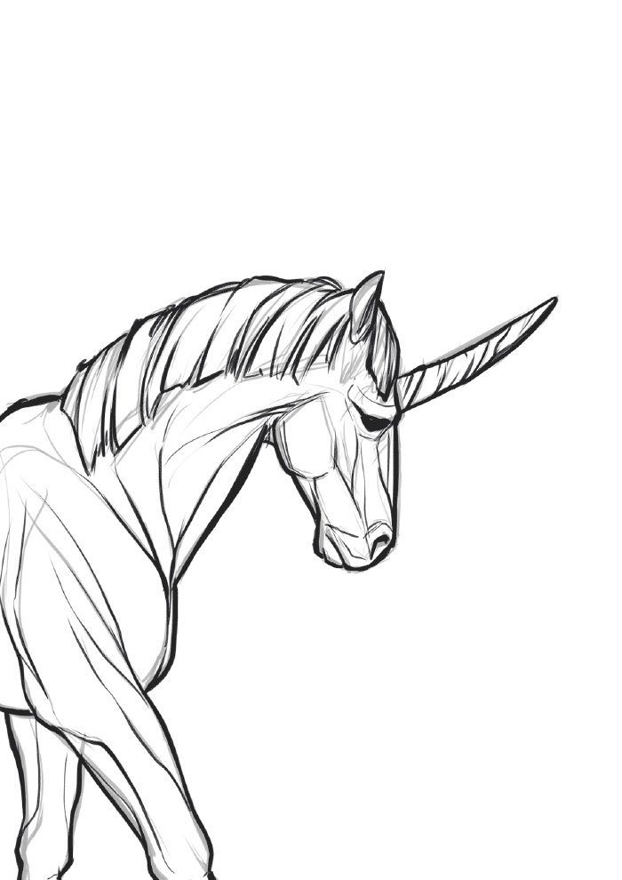 unicornio para colorir tronco e cara unicornio para colorir tronco e cara