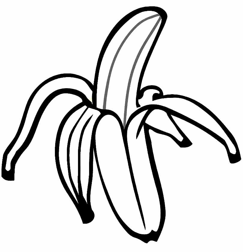 100 Desenhos de Banana para Colorir e Imprimir