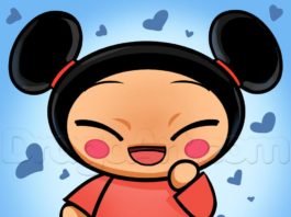 como desenhar a pucca