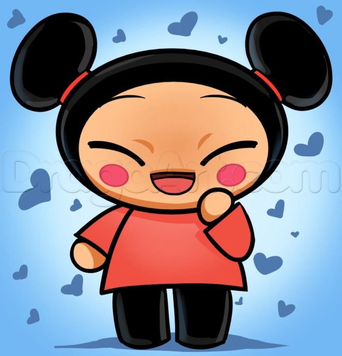 como desenhar a pucca