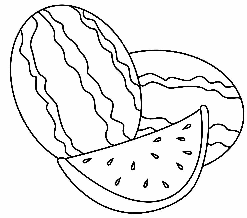desenho de melancia 10