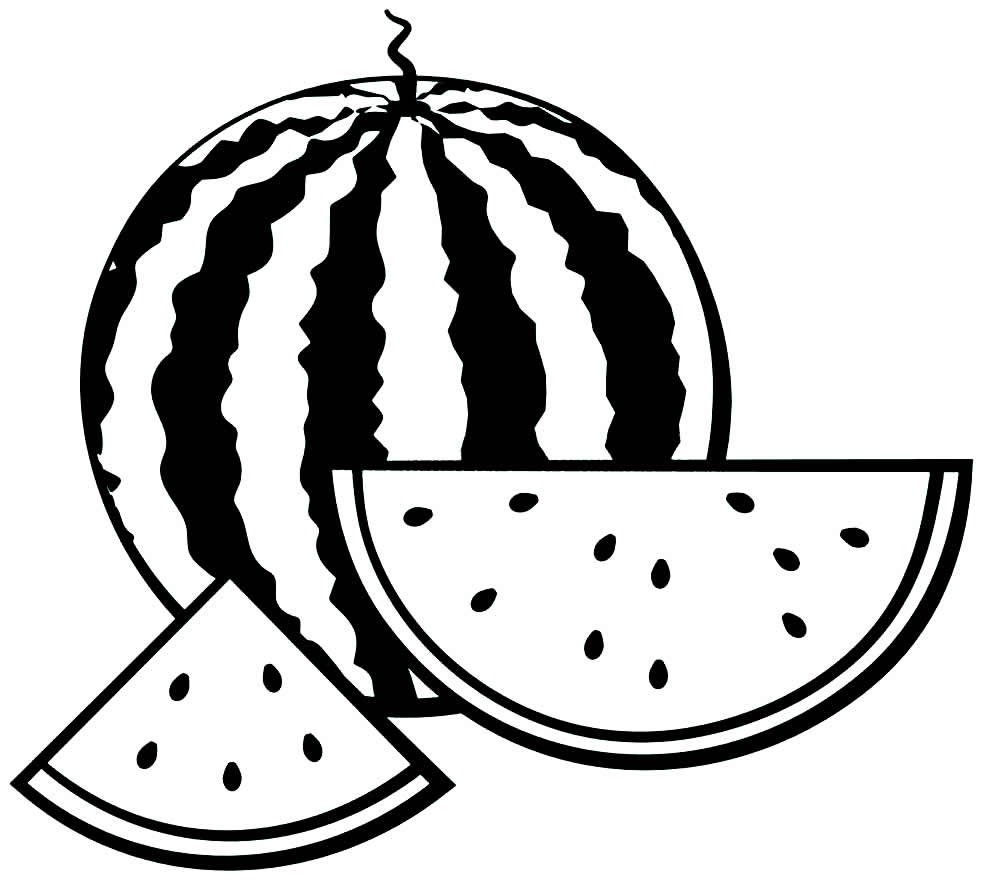 desenho de melancia para colorir 5