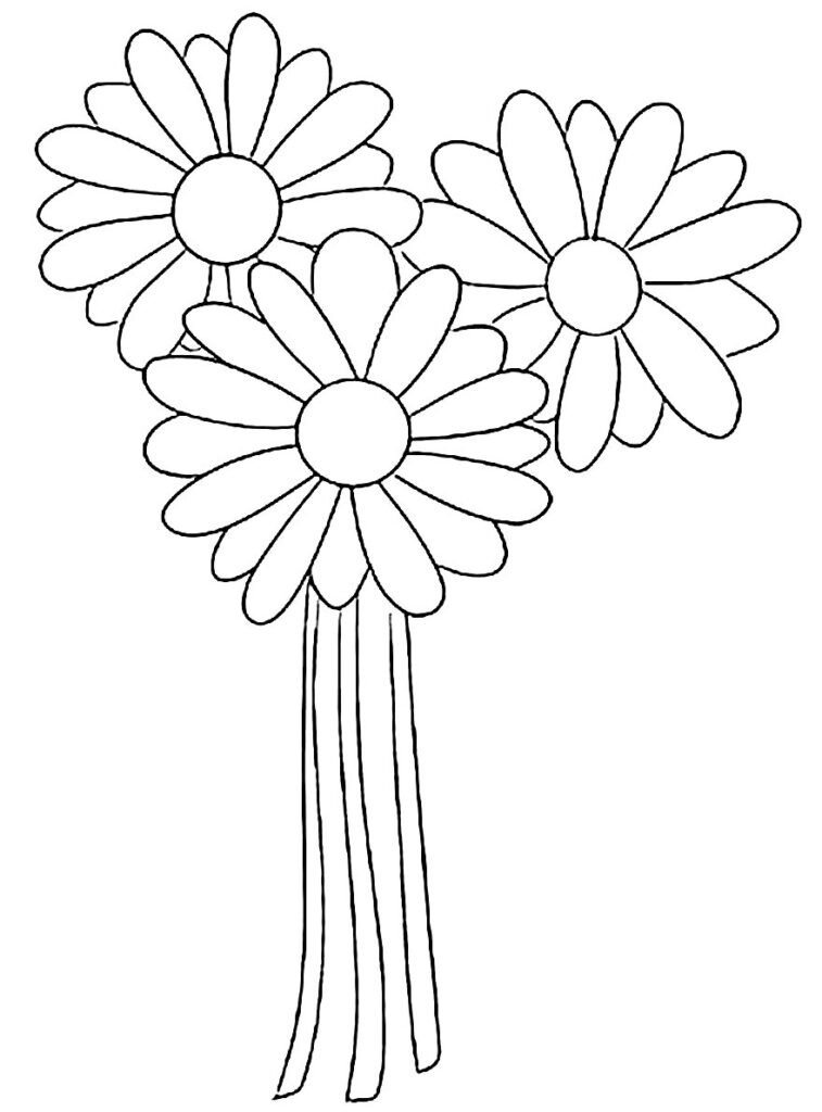 desenhos de girassol para colorir 9