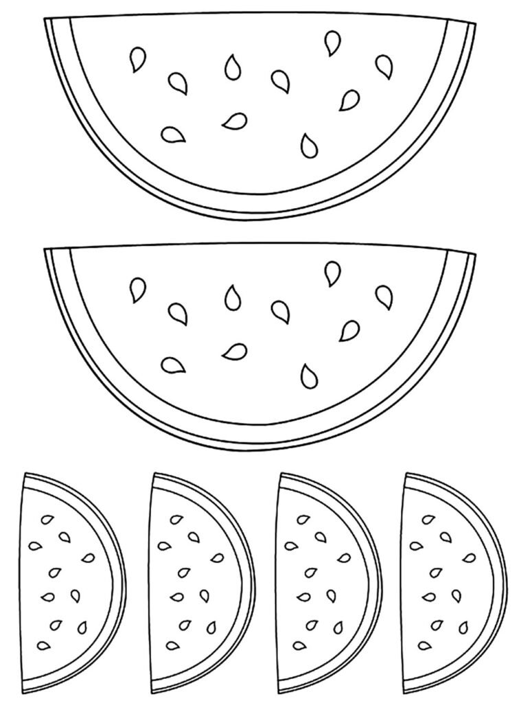 desenhos de melancia para colorir 12 1