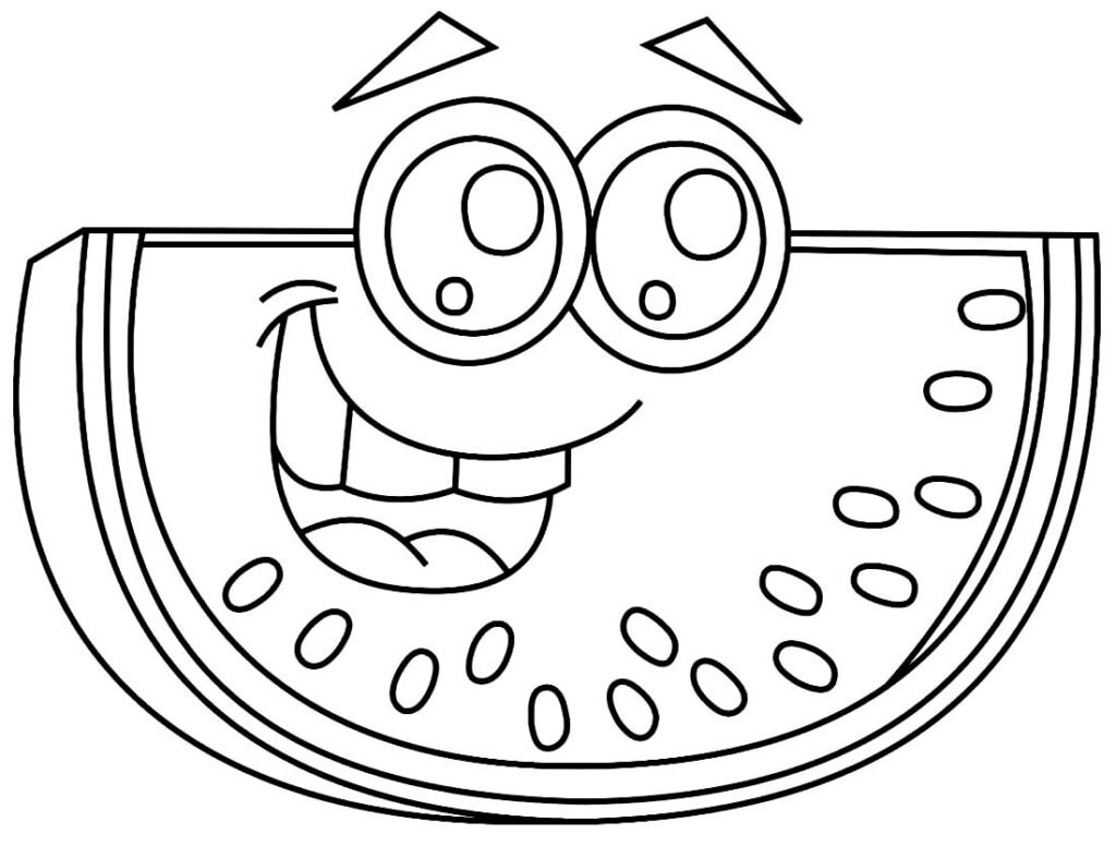 desenhos de melancia para colorir 12
