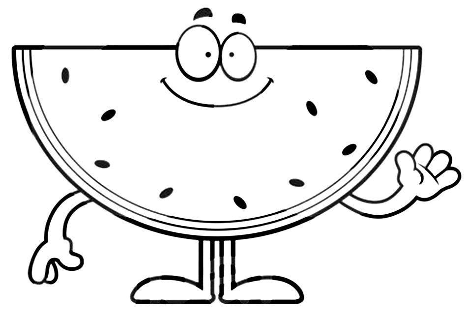 desenhos de melancia para colorir 13 1