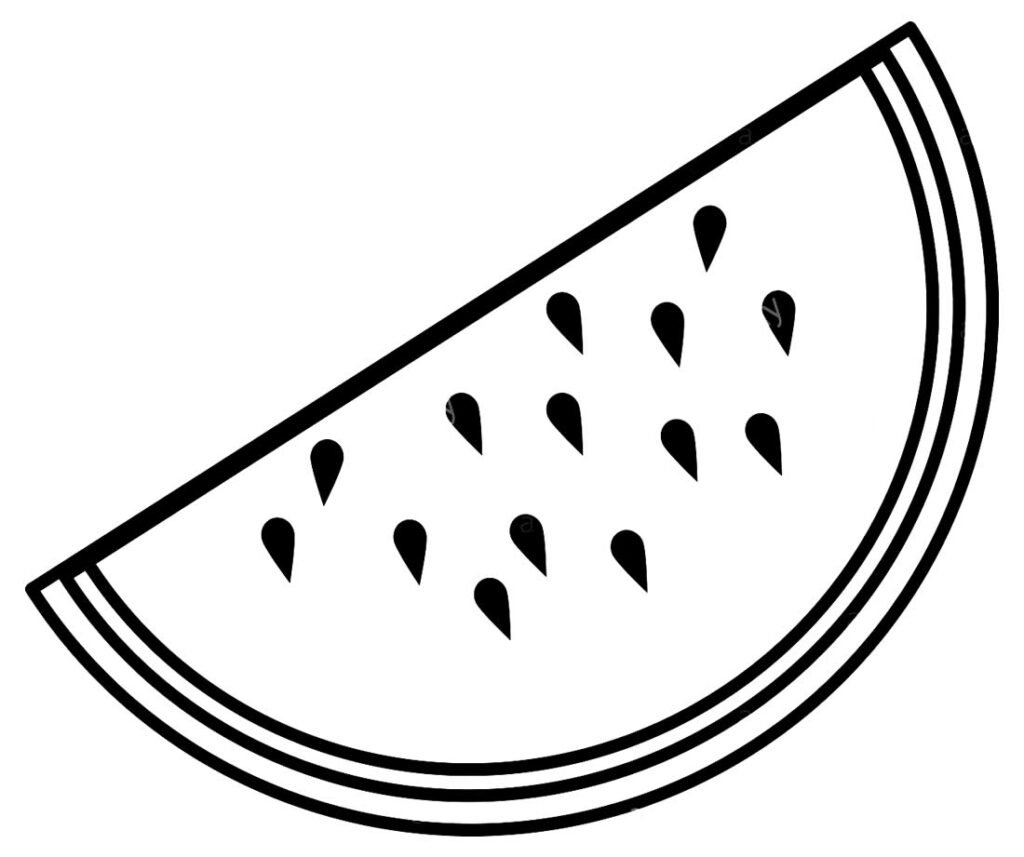 desenhos de melancia para colorir 14