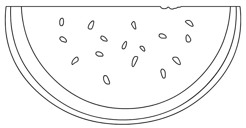 desenhos de melancia para colorir 17