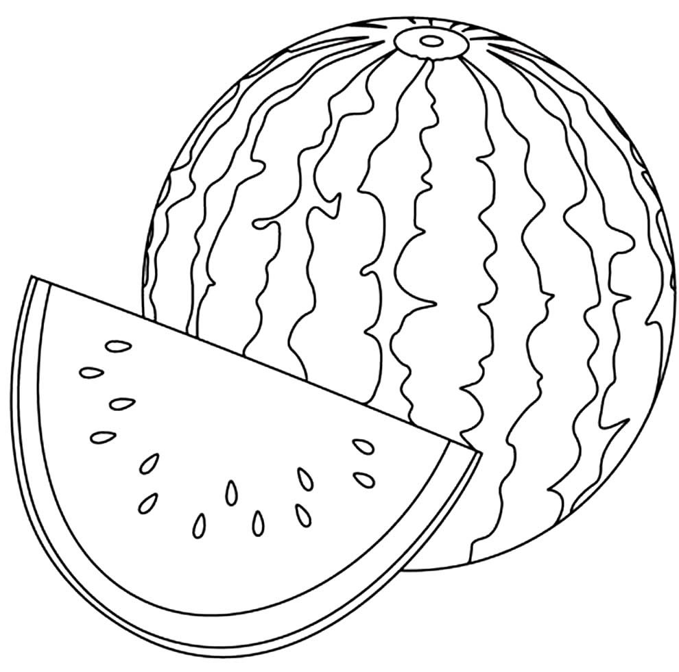 desenhos de melancia para colorir 18