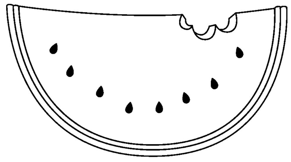 desenhos de melancia para colorir 4