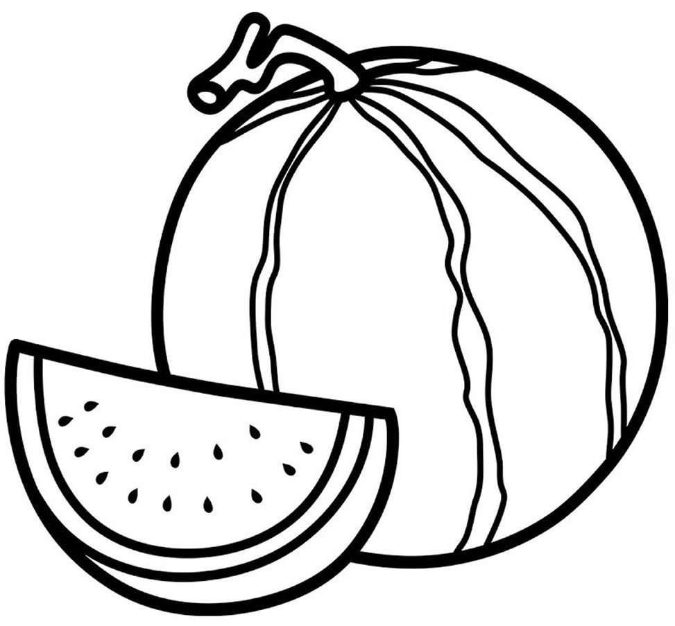 desenhos de melancia para colorir 6 1