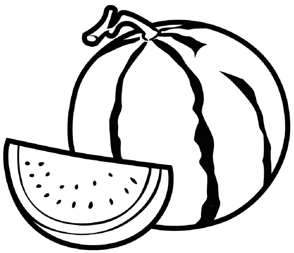 desenhos de melancia para colorir 6