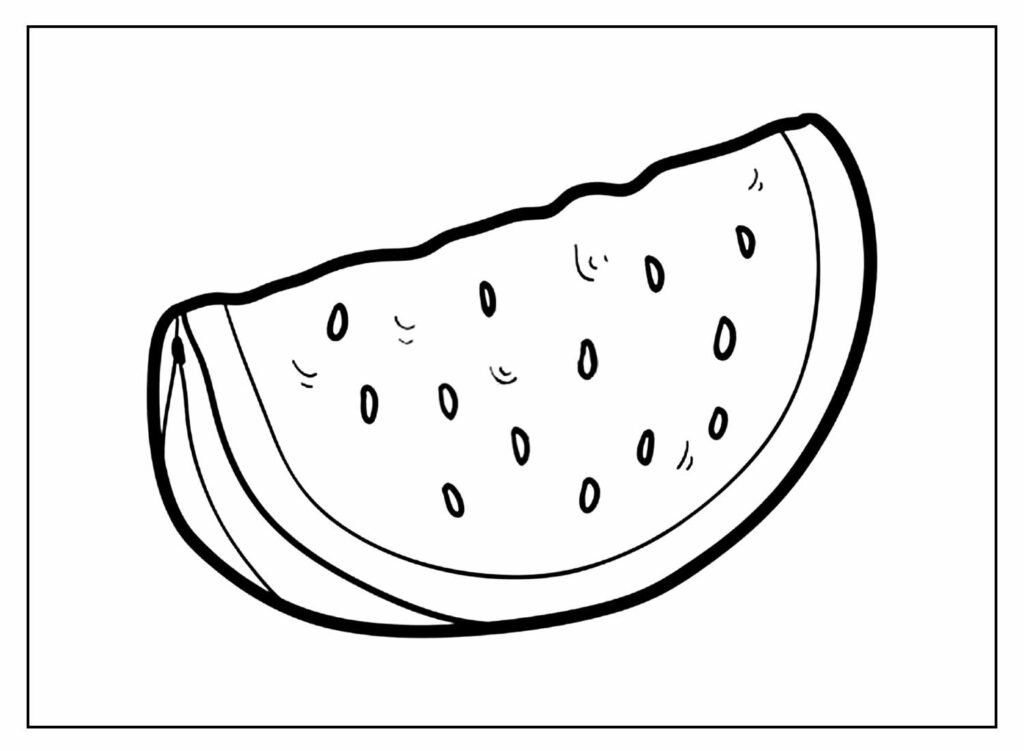 desenhos melancia para pintar e colorir 4