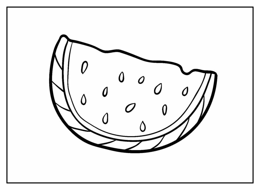 desenhos para colorir de melancia 11