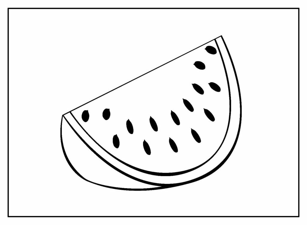 desenhos para colorir de melancia 12