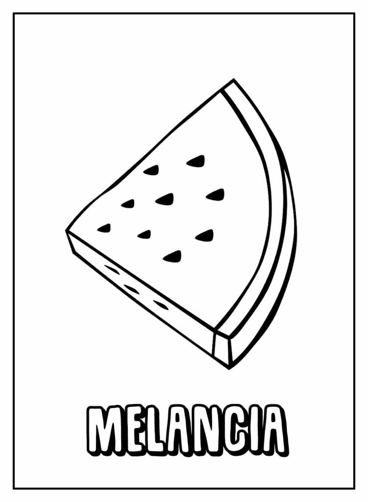 desenhos para colorir de melancia 17