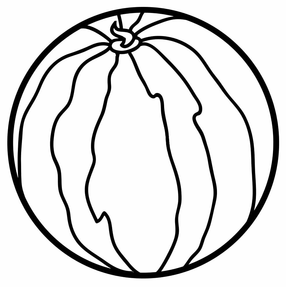 desenhos para colorir de melancia 2