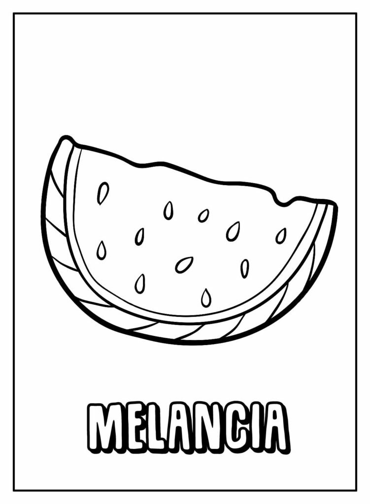 desenhos para colorir de melancia 20