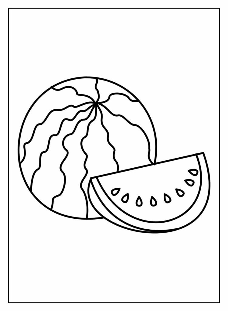 desenhos para colorir de melancia 22