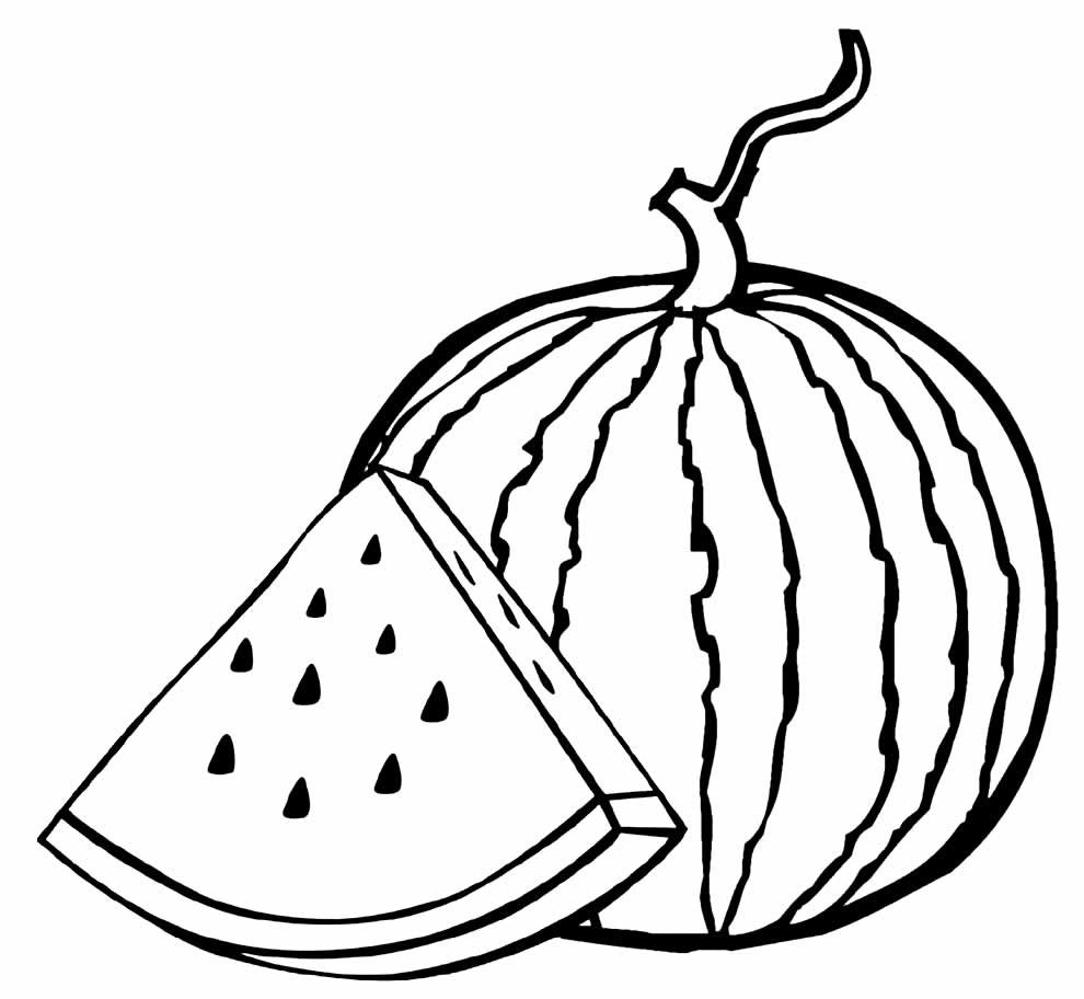 desenhos para colorir de melancia 3