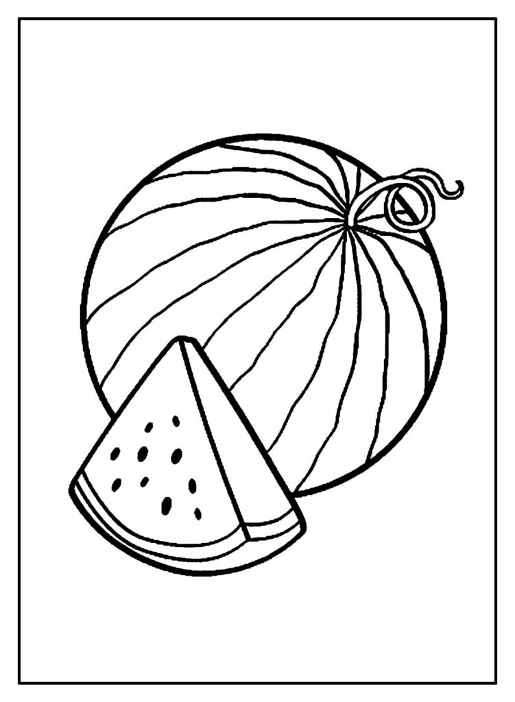desenhos para colorir de melancia 9