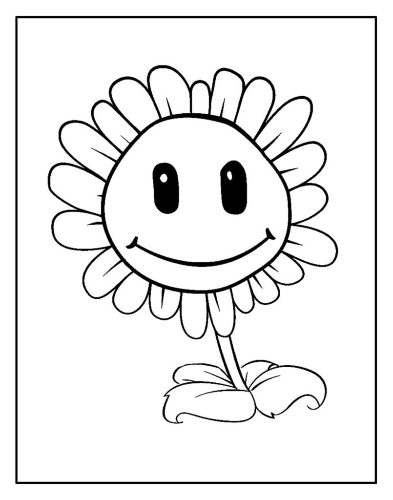 flor girassol para pintar e colorir 11
