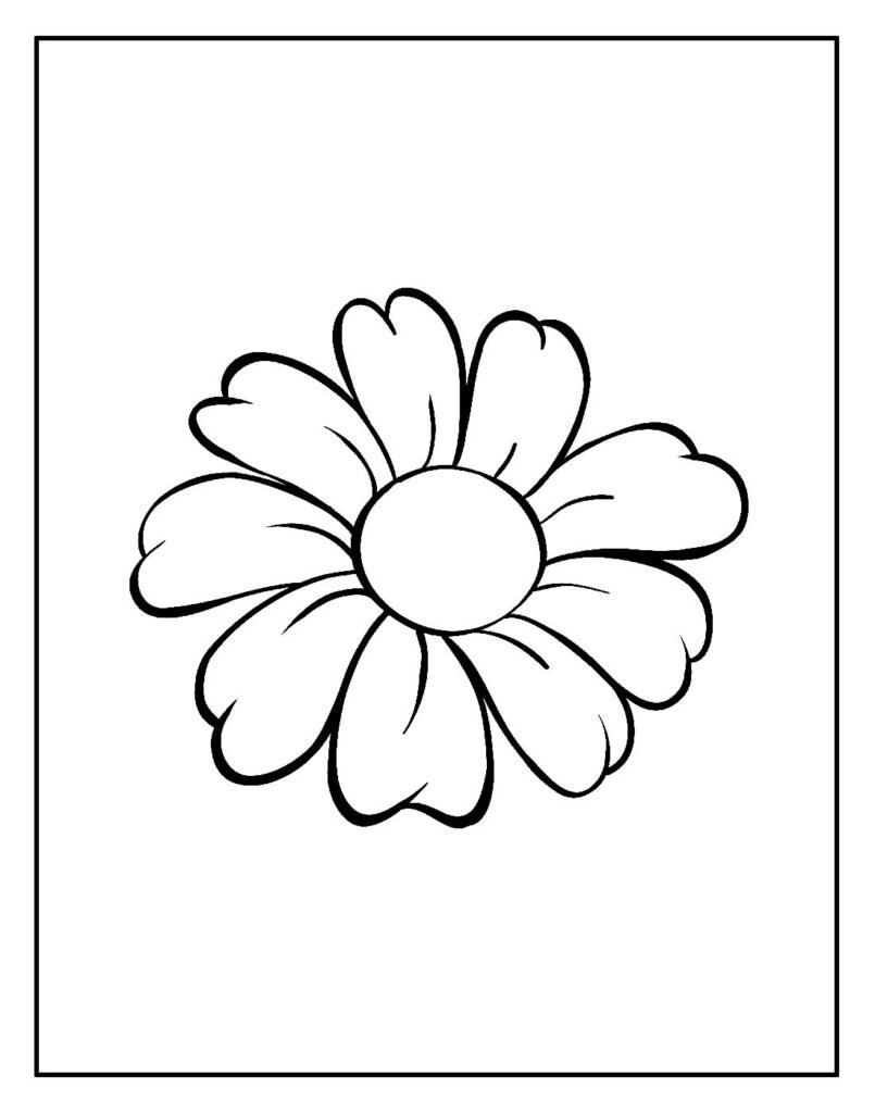 flor girassol para pintar e colorir 13