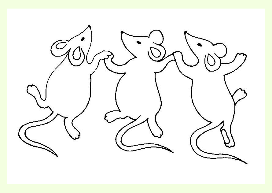 rato para colorir ratos