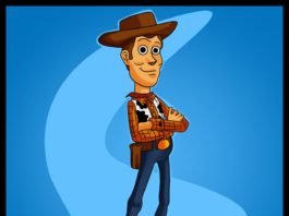 como desenhar o Woody