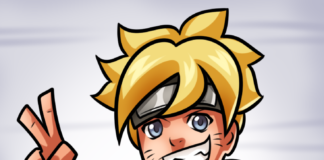 como desenhar o boruto