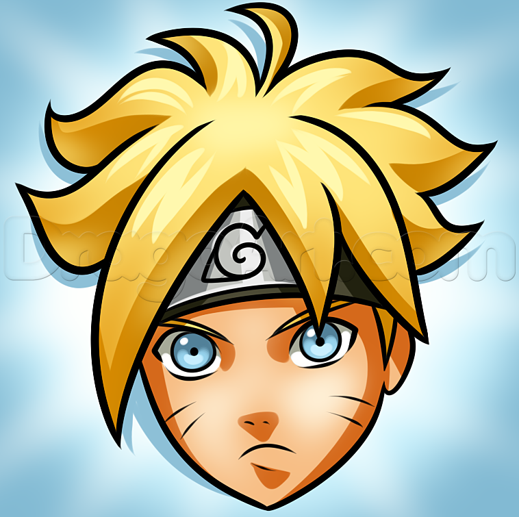 Desenho de Naruto puxando para fora a língua pintado e colorido por Boruto  o dia 30 de Janeiro do 2016