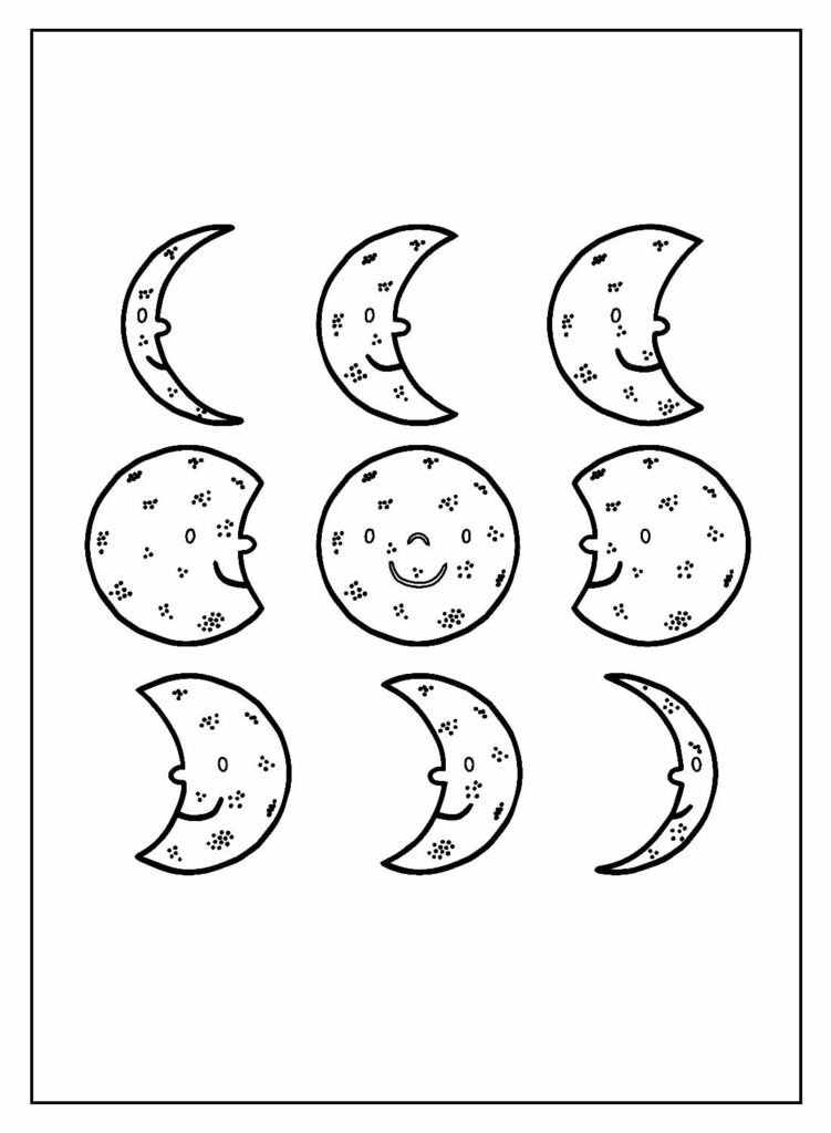 desenhos lua 5
