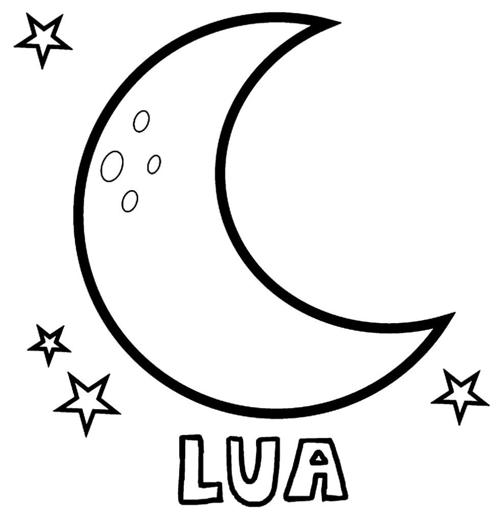 desenhos para colorir de lua 18