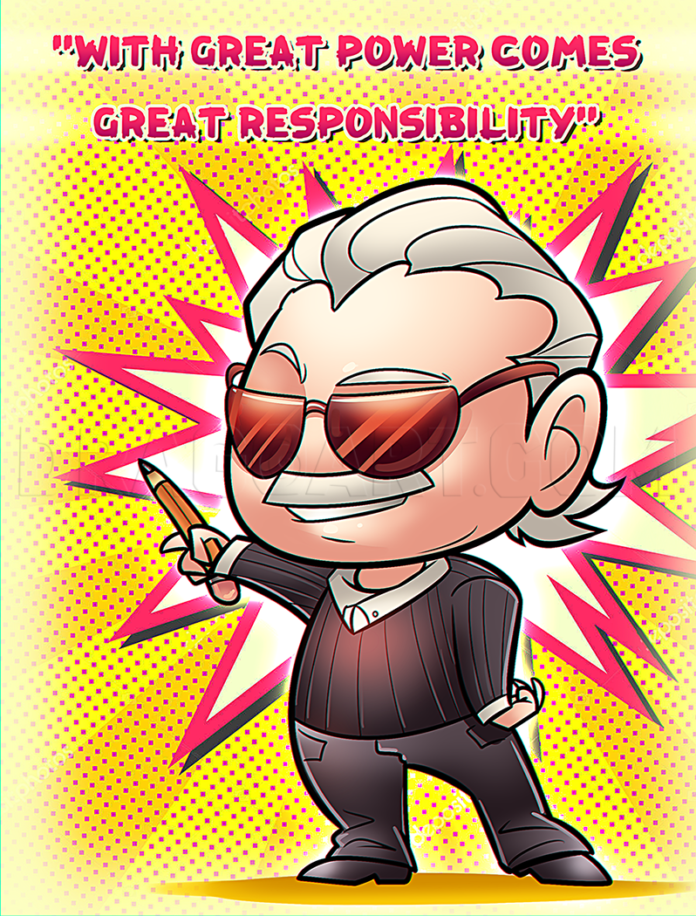 como desenhar stan lee