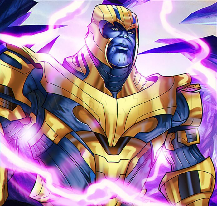 como desenhar thanos