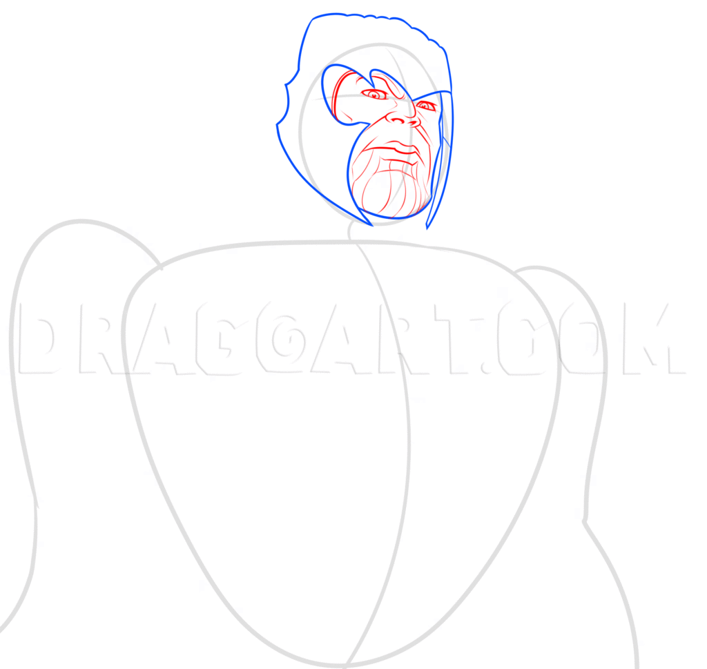 desenhando thanos